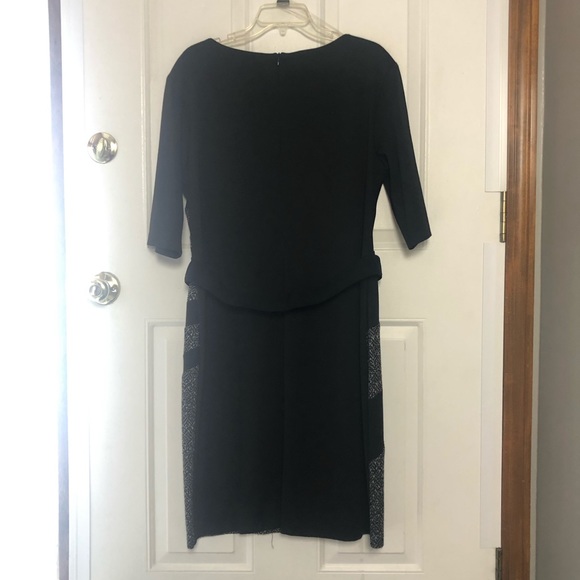 Black Dress with bucle accents. Very Flattering - Picture 4 of 5
